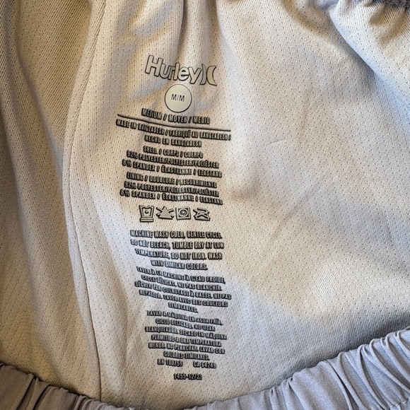 Hurley Gray and Blue Board Shorts Quick-Dry Swimwear - Picture 7 of 7